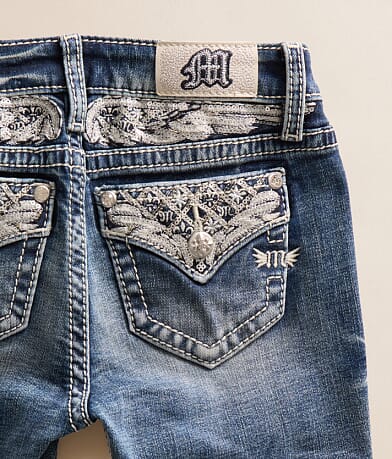 Girls - Mid-Rise Boot Stretch Jean thumbnail 3