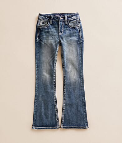 Girls - Mid-Rise Boot Stretch Jean