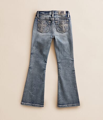 Girls - Mid-Rise Boot Stretch Jean thumbnail 2