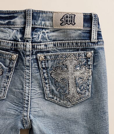 Girls - Mid-Rise Boot Stretch Jean thumbnail 3