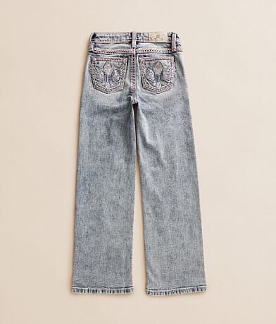 Girls - Mid-Rise Wide Leg Stretch Jean thumbnail 2