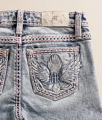 Girls - Mid-Rise Wide Leg Stretch Jean thumbnail 3