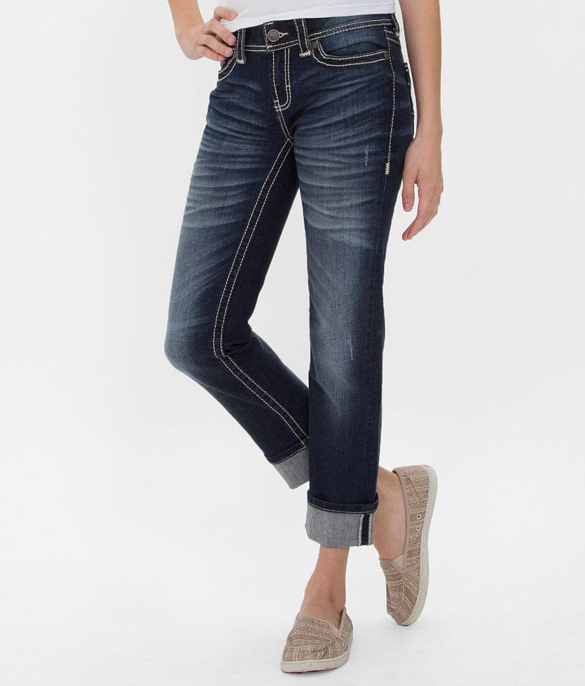 BKE Addison Cropped Stretch Jean front view