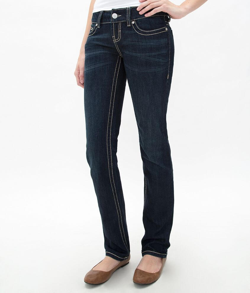 BKE Stella Straight Stretch Jean - Women's Jeans in Himes 2