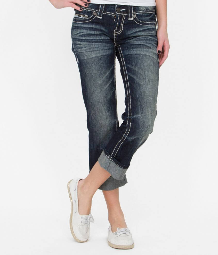 BKE Sabrina Stretch Cropped Jean front view