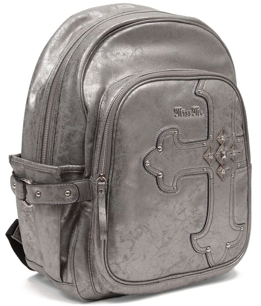 Miss Me Metallic Backpack front view