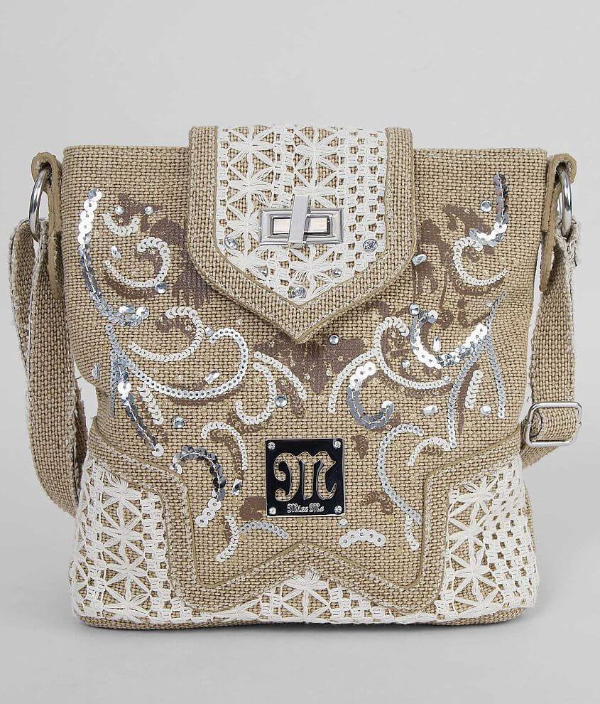 Miss Me Embellished Crossbody Purse front view