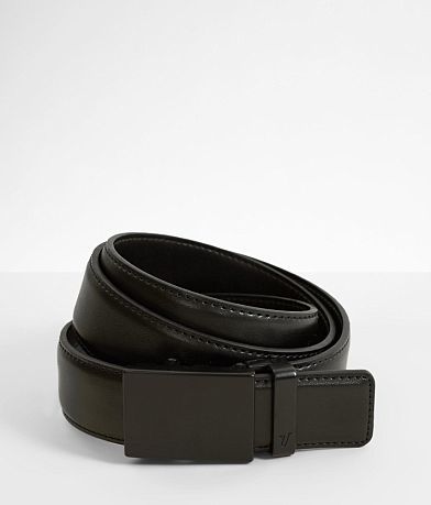 Buy New Arrival Jack Marc X Buckle Leather Belt For Men Black-Gold