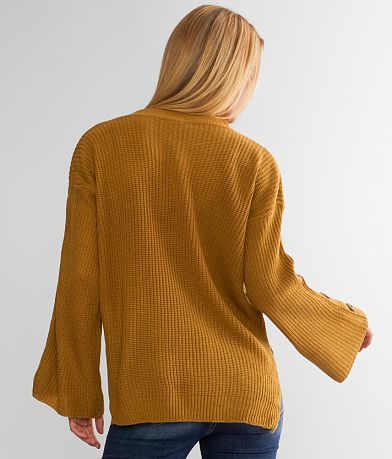 Daytrip Boxy Ribbed Sweater BACK
