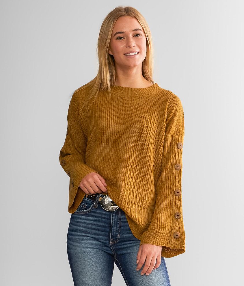 Daytrip Boxy Ribbed Sweater front view