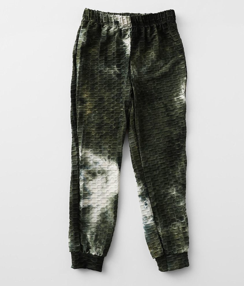 Girls - BKE Tie-Dye Honeycomb Jogger front view