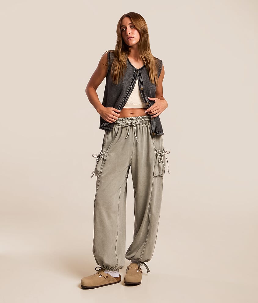 Washed Barrel Jogger