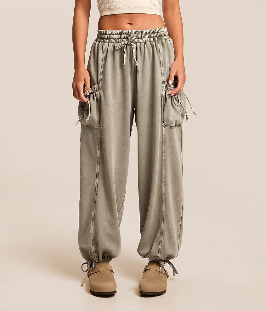 Washed Barrel Jogger