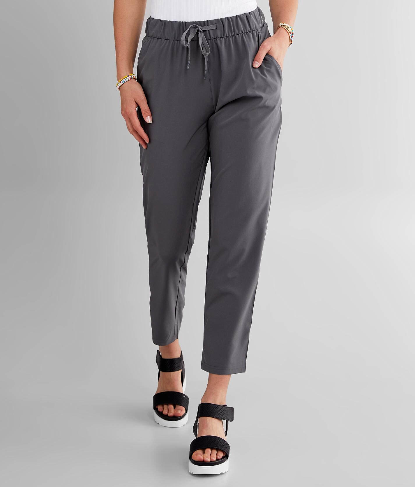 Mono B Tapered Athletic Stretch Wind Pant - Women's Pants In Pine | Buckle