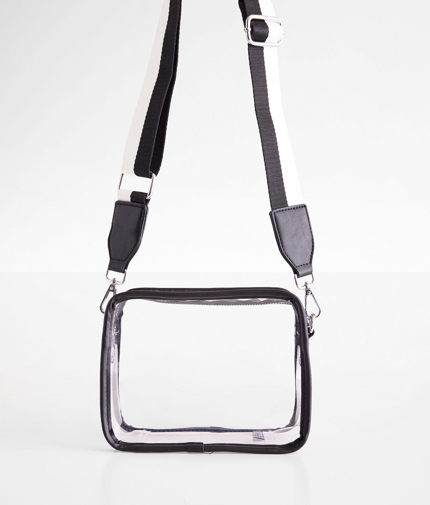 Never Full Grey Clear Crossbody Bag