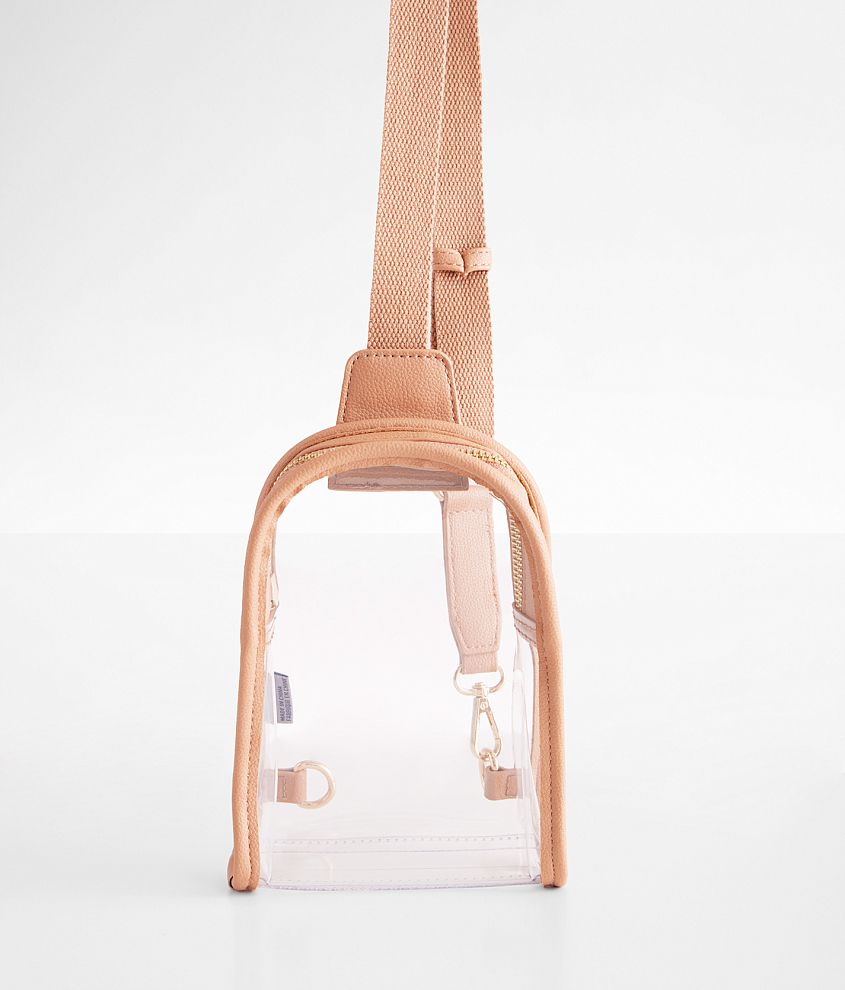 Clear Stadium Sling Backpack front view