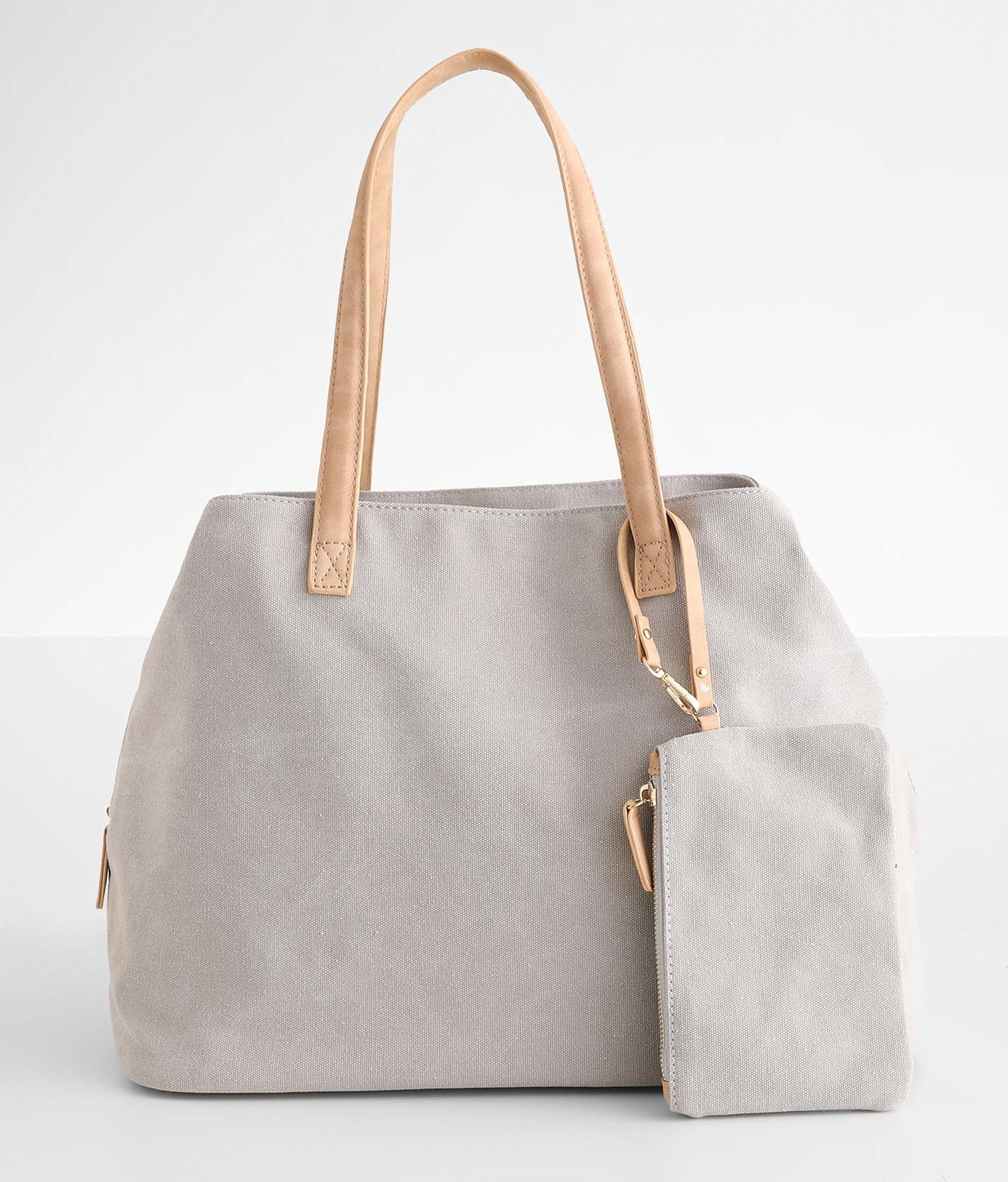 Grey Canvas Tote Bag