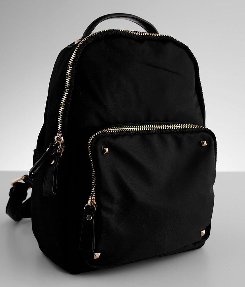 Studded Nylon Mini Backpack Women s Bags in Black Buckle