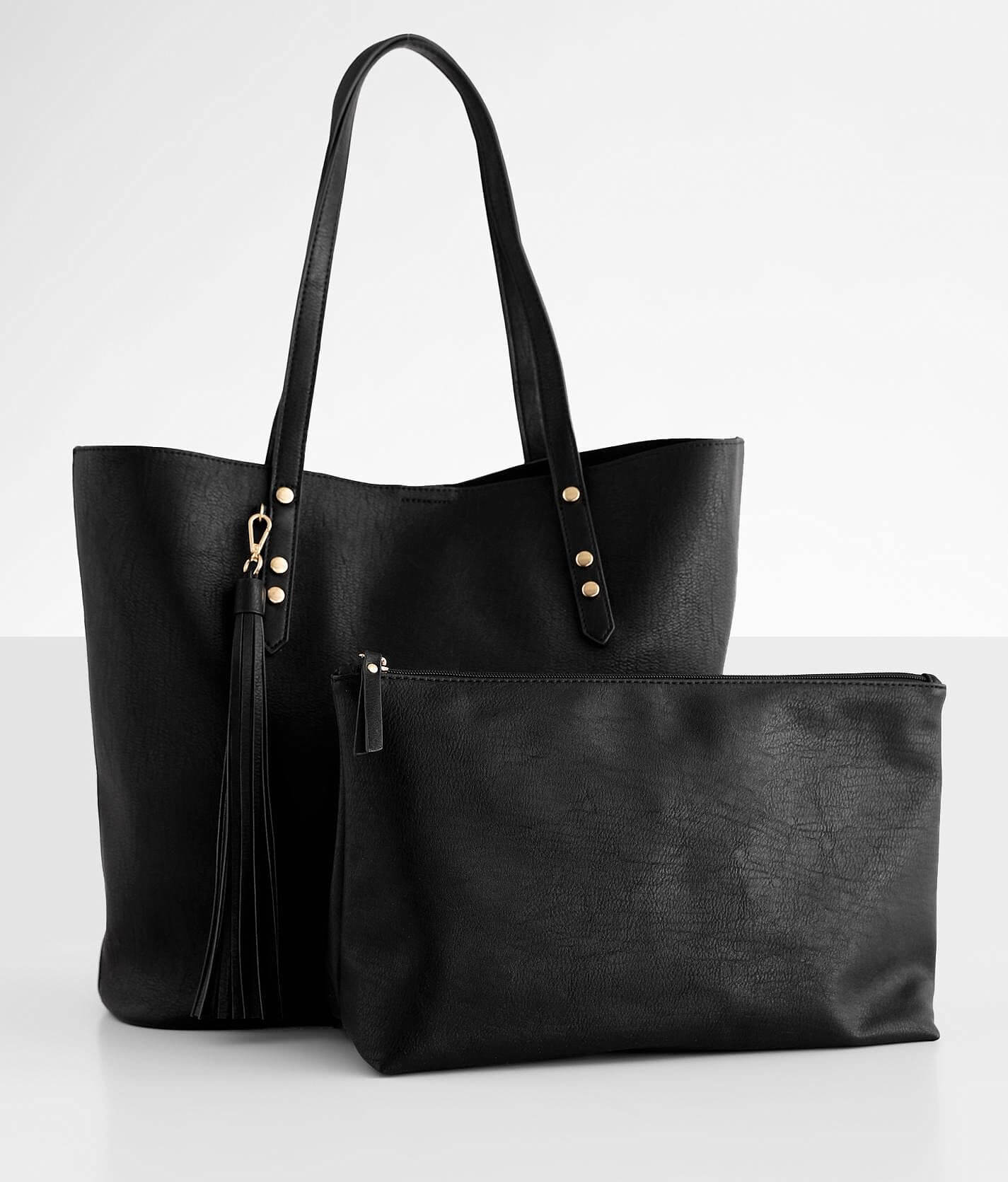 Miztique Vegan Leather Tote Purse Women s Bags Wallets in Black Buckle