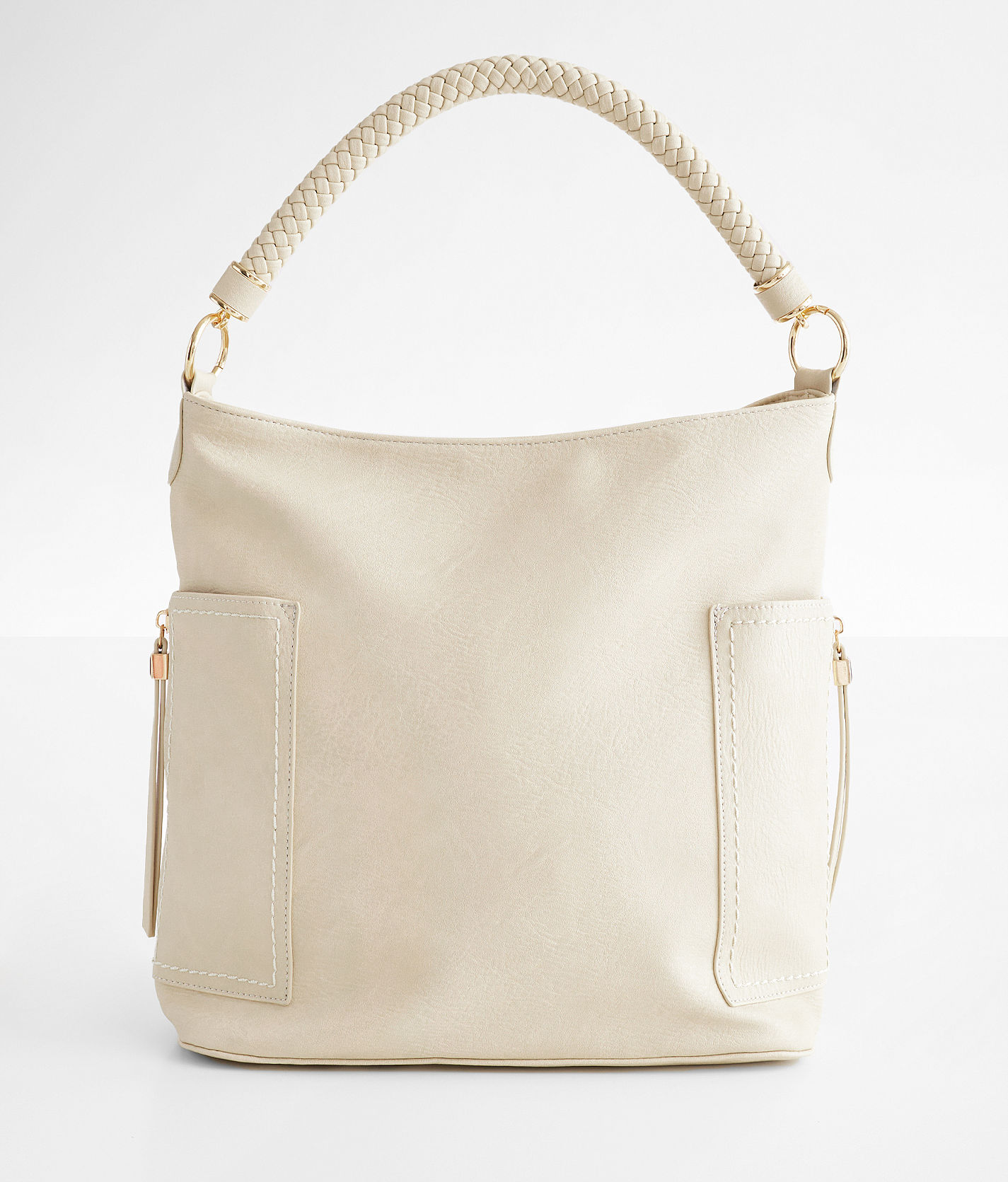ショルダーバッグ・ポシェット [MATINKIM]buckle hobo bag in light gray BUCKLE HOBO BAG IN KHAKI – Matin Kim