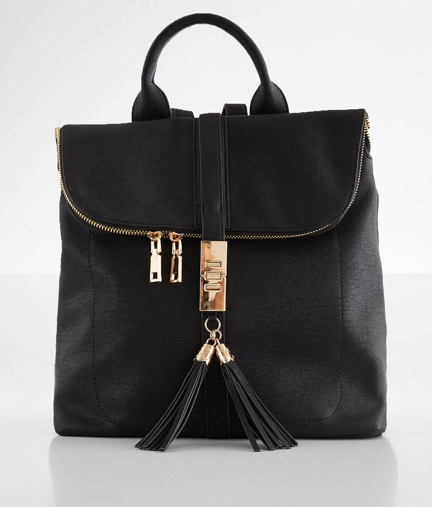 Miztique Vegan Leather Backpack with Tassel