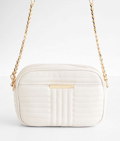 Madison West Quilted Crossbody Purse front view