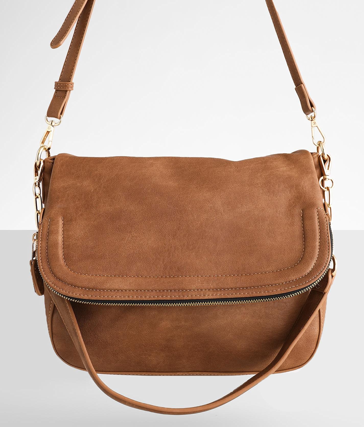 Madison West Madeline Straw Crossbody Bag – Sunbleached Straw & Vegan Leather – 2-in-1 Top Handle Satchel