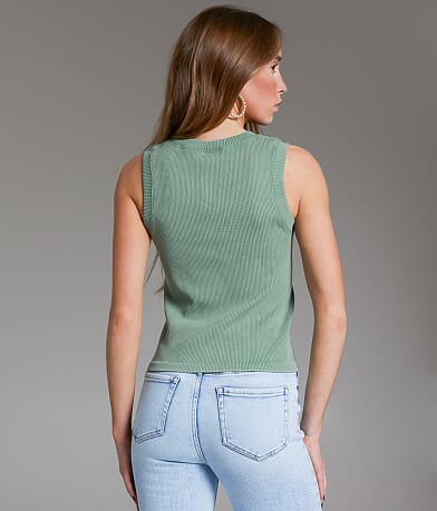 BKE core Washed Tank Top BACK