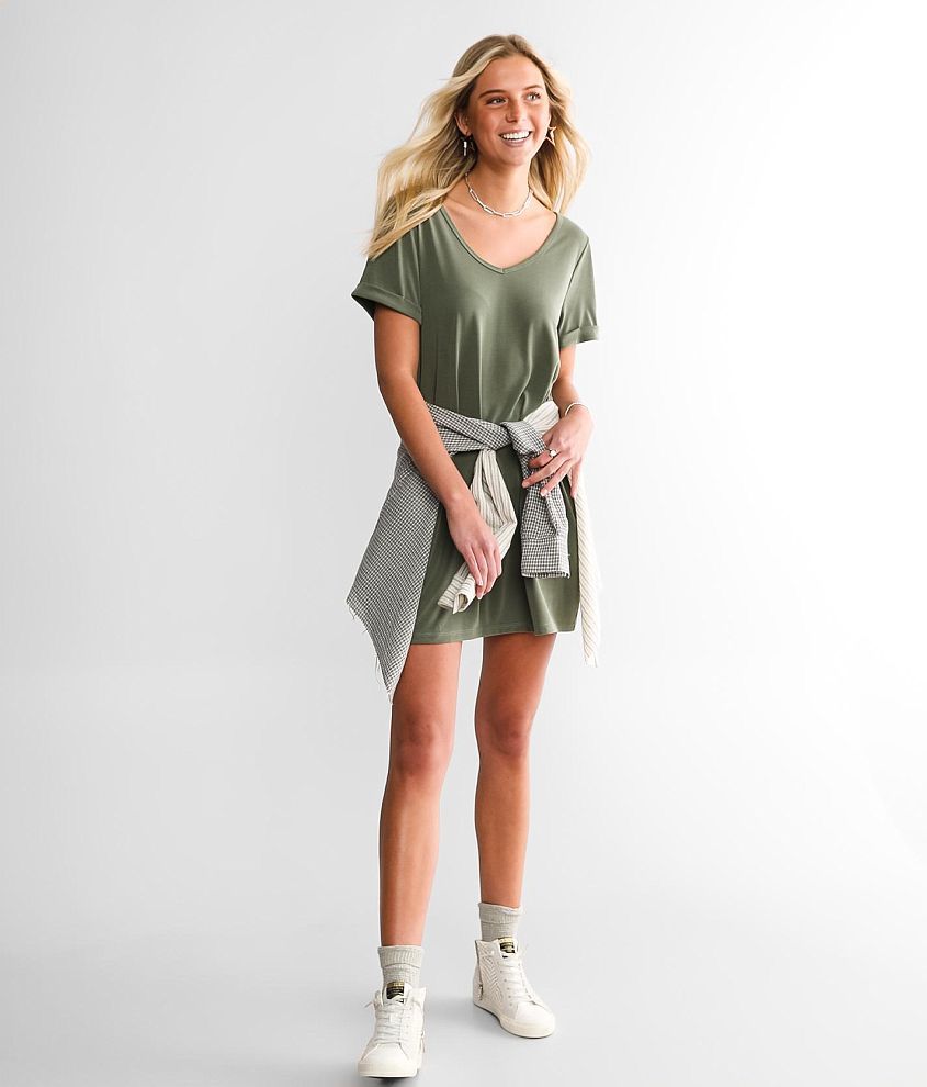 Daytrip Strappy T-Shirt Dress front view
