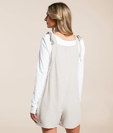 Willow &amp; Root Striped Romper BACK