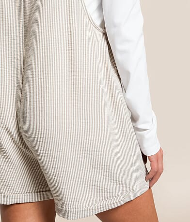 Willow &amp; Root Striped Romper BACK_POCKET