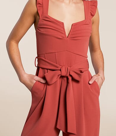 Willow &amp; Root Ruffle V-Wire Jumpsuit MISC_DETAIL_1