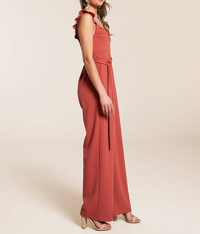 Willow &amp; Root Ruffle V-Wire Jumpsuit FULL_RIGHT_SIDE
