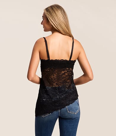 Asymmetrical Lace Tank Top thumbnail 3