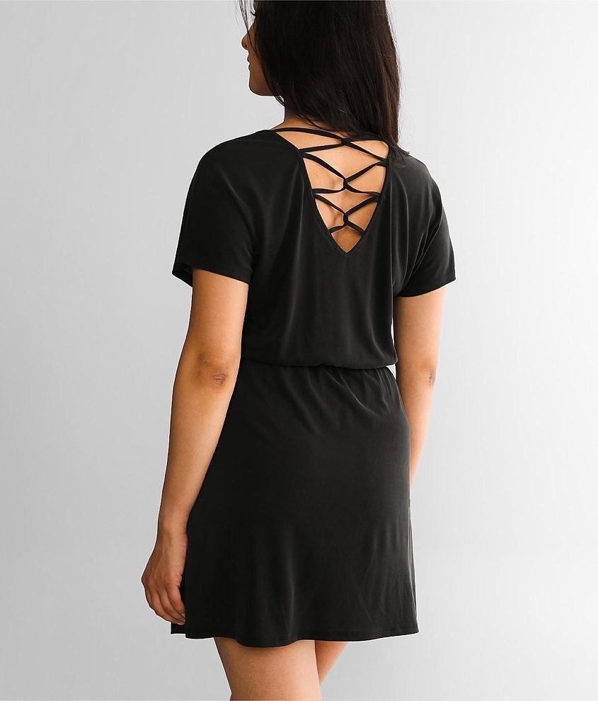 Daytrip Strappy Back Mini Dress front view