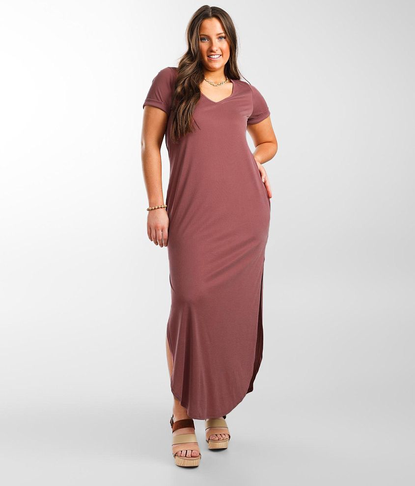 Daytrip Solid Maxi Dress front view