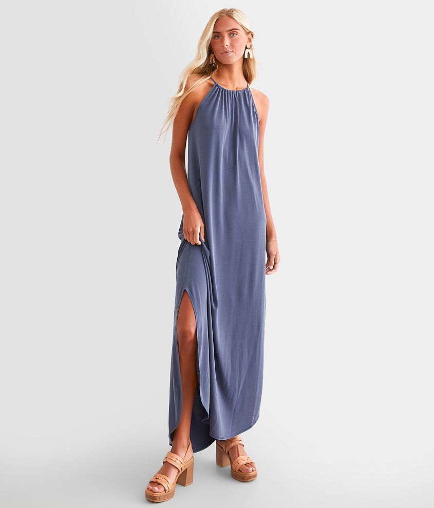 Daytrip High Neck Maxi Dress front view