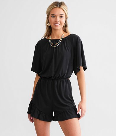 Willow & Root Cut-Out Romper front view