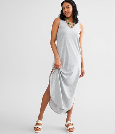 BKE Knit Maxi Dress front view