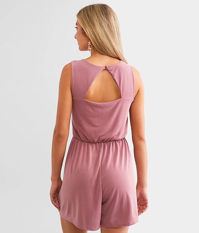 BKE Surplice Romper BACK