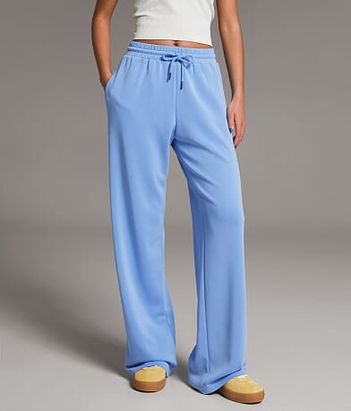 BKE Wide Leg Scuba Pant front view