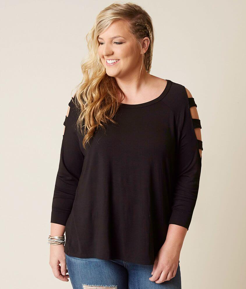 Daytrip Lattice Top - Plus Size Only front view