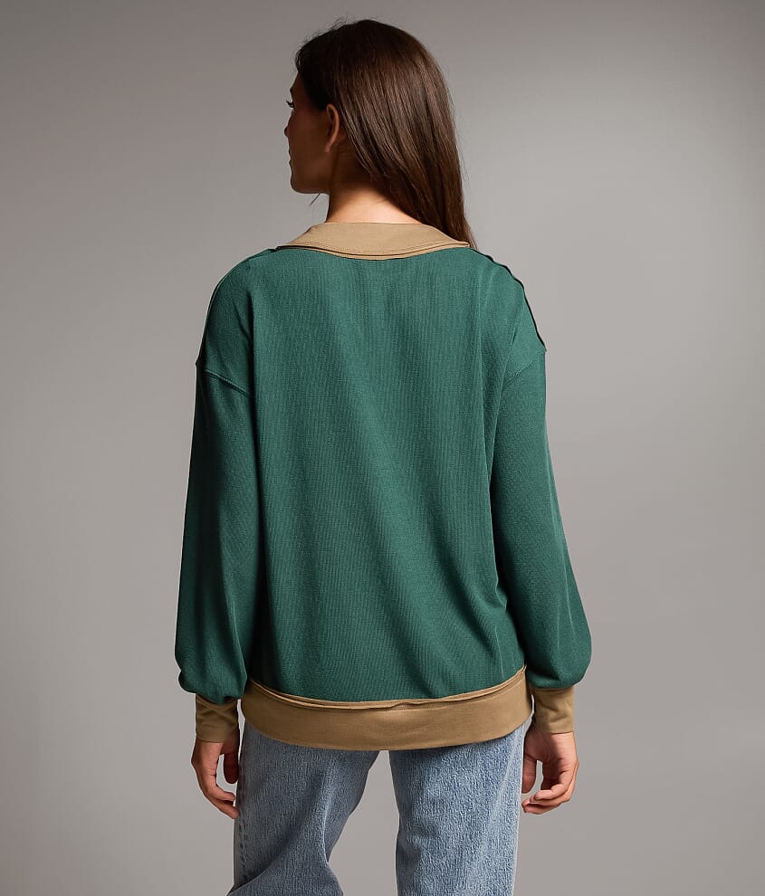 Mock Neck Pullover