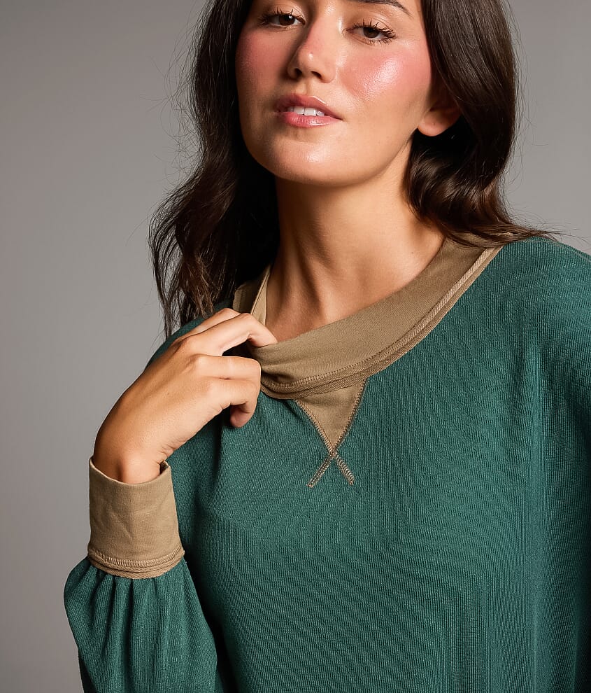Mock Neck Pullover