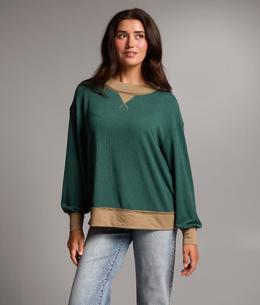 Mock Neck Pullover