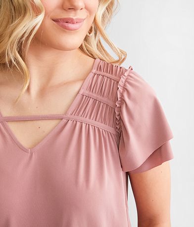 Daytrip Flutter Sleeve Top MISC_DETAIL_1