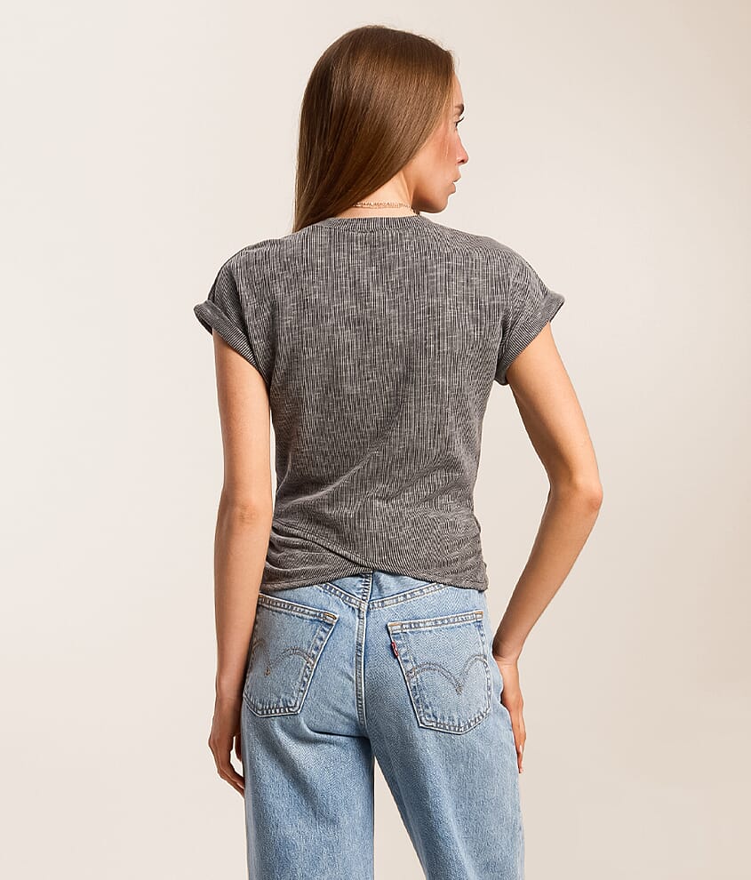 Notch Tulip Hem Top
