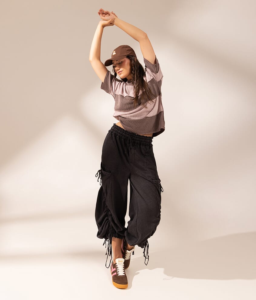 Boundless Edit - Exposed Seam Striped Top
