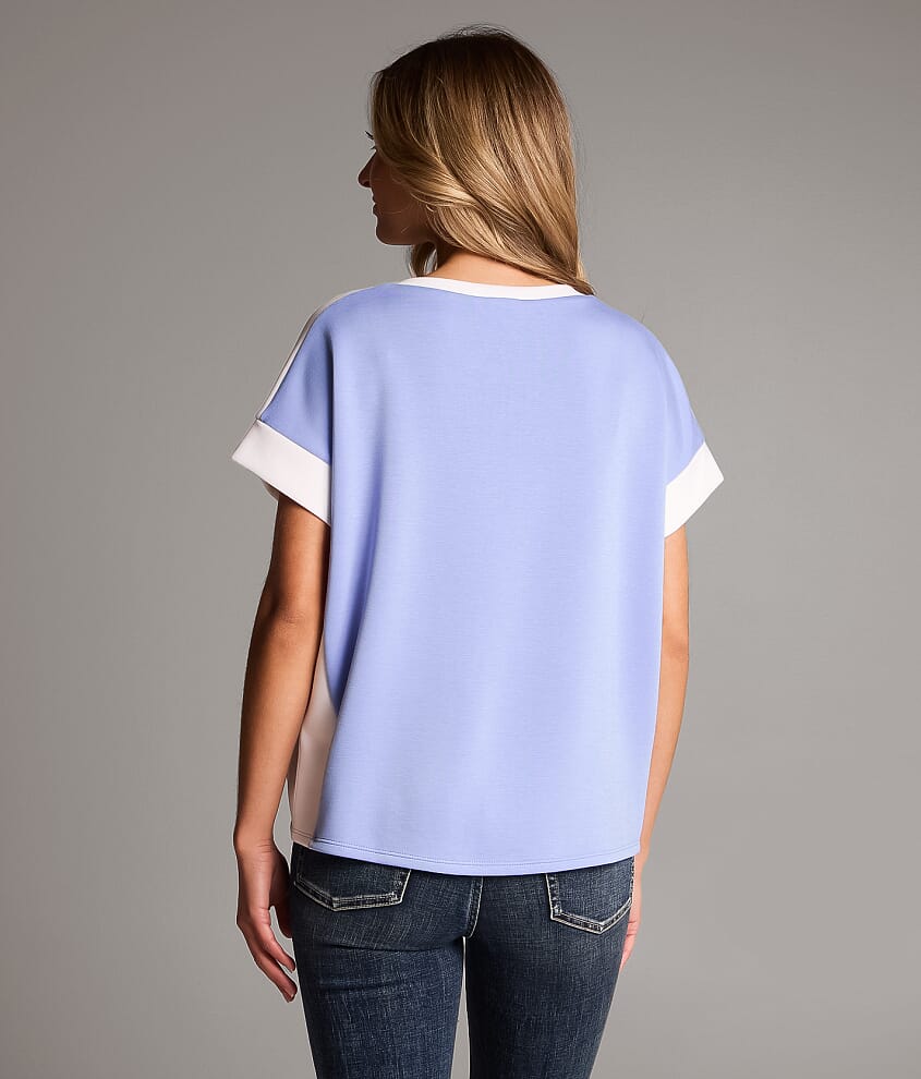 Color Block Dolman Pullover