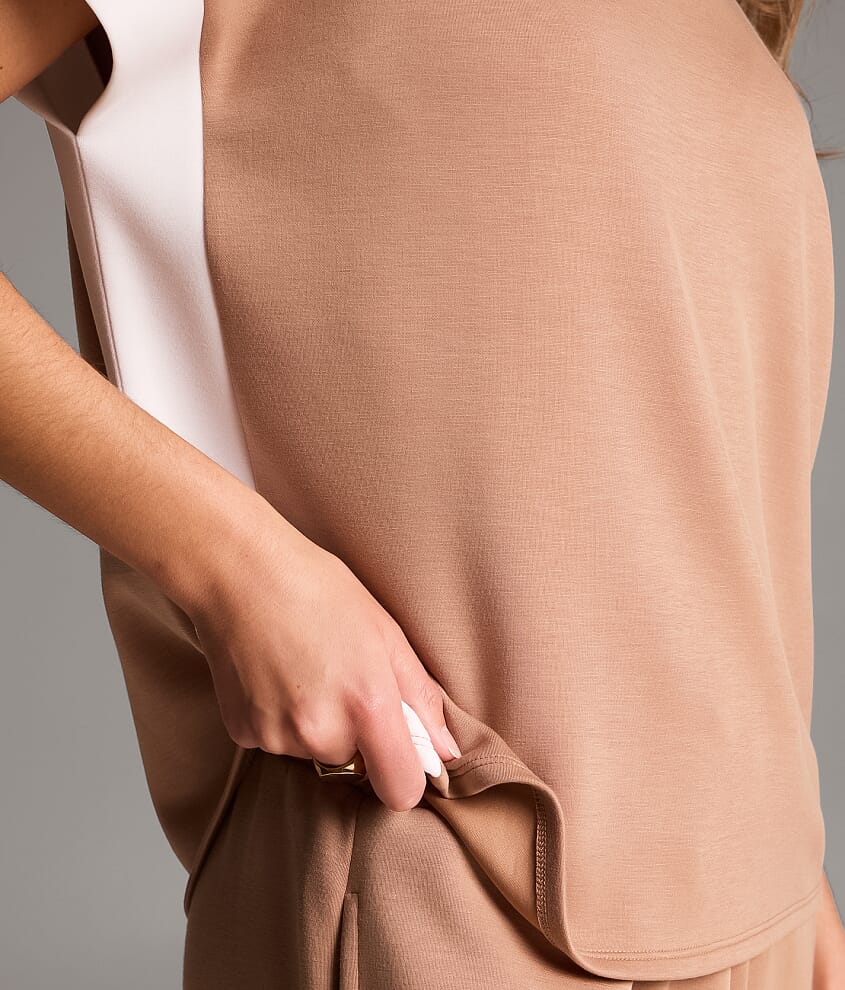 Color Block Dolman Pullover